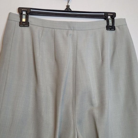 Travis Ayers Polyester Suit 3 Piece Jacket Pants Silk Sleeveless Blouse Size 10 - Picture 15 of 16